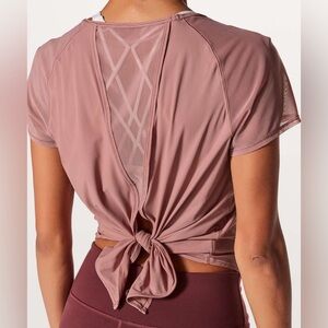 Lululemon Mauve Mesh T-Shirt